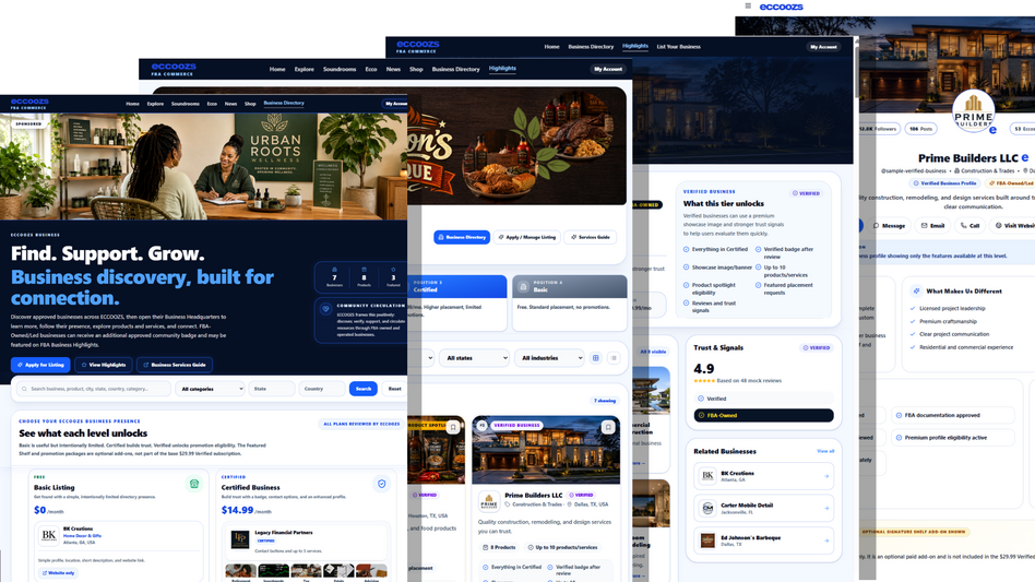 ECCOOZS Business Directory